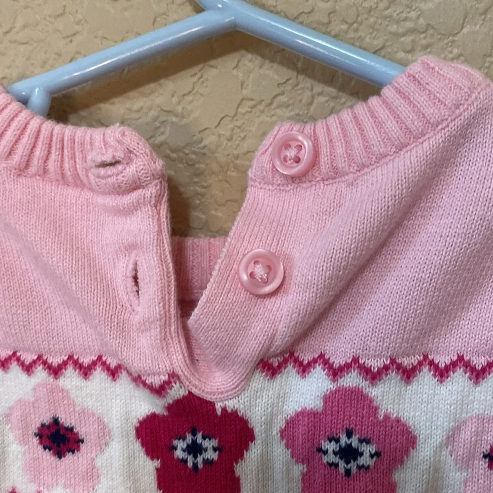 Baby Girls Gymboree Knit Cotton Dress Size 12-18M B4A - Picture 7 of 8